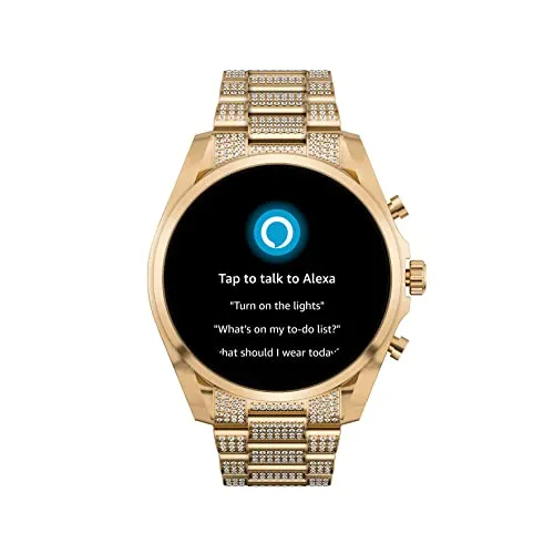 Michael Kors Men's or Women's Gen 6 44mm Touchscreen Smart Watch with Alexa Built-In, Fitness Tracker, Sleep Tracker, GPS, Music Control, Smartphone Notifications (Model: MKT5136V)