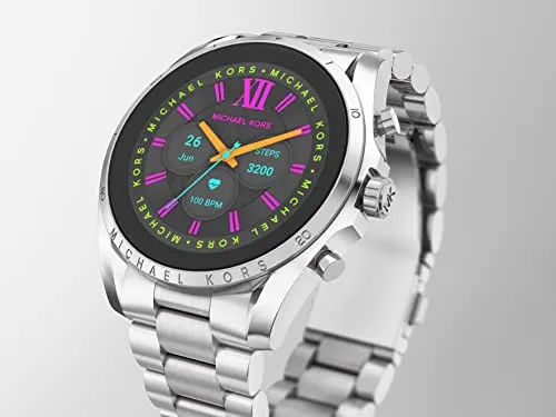 Michael Kors Men's or Women's Gen 6 44mm Touchscreen Smart Watch with Alexa Built-In, Fitness Tracker, Sleep Tracker, GPS, Music Control, Smartphone Notifications (Model: MKT5139V)