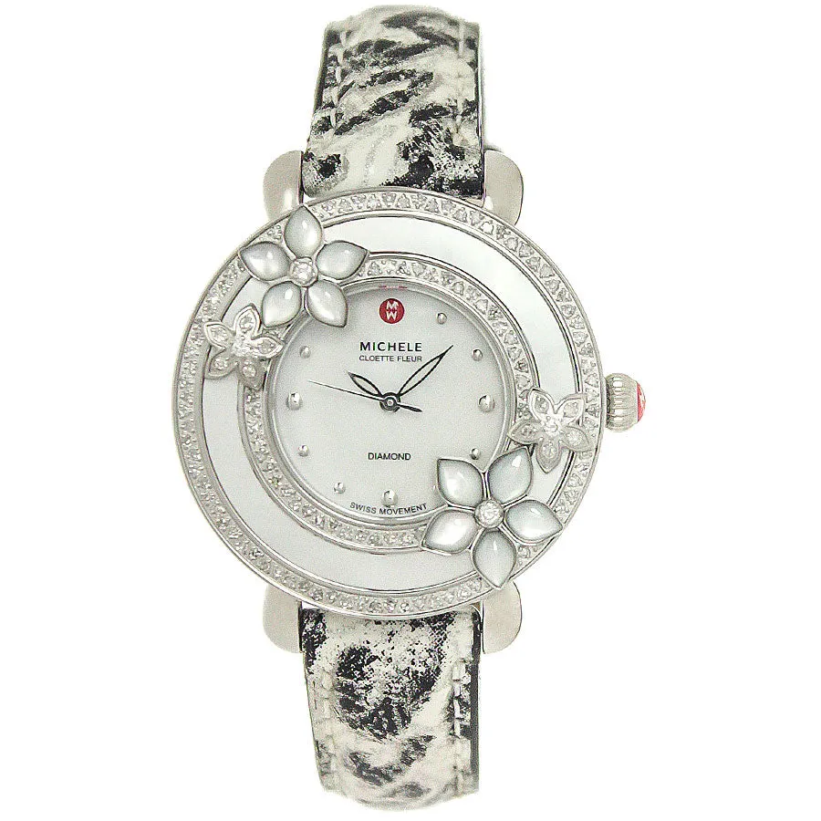 Michele Cloette Fleur Diamond Flower Watch