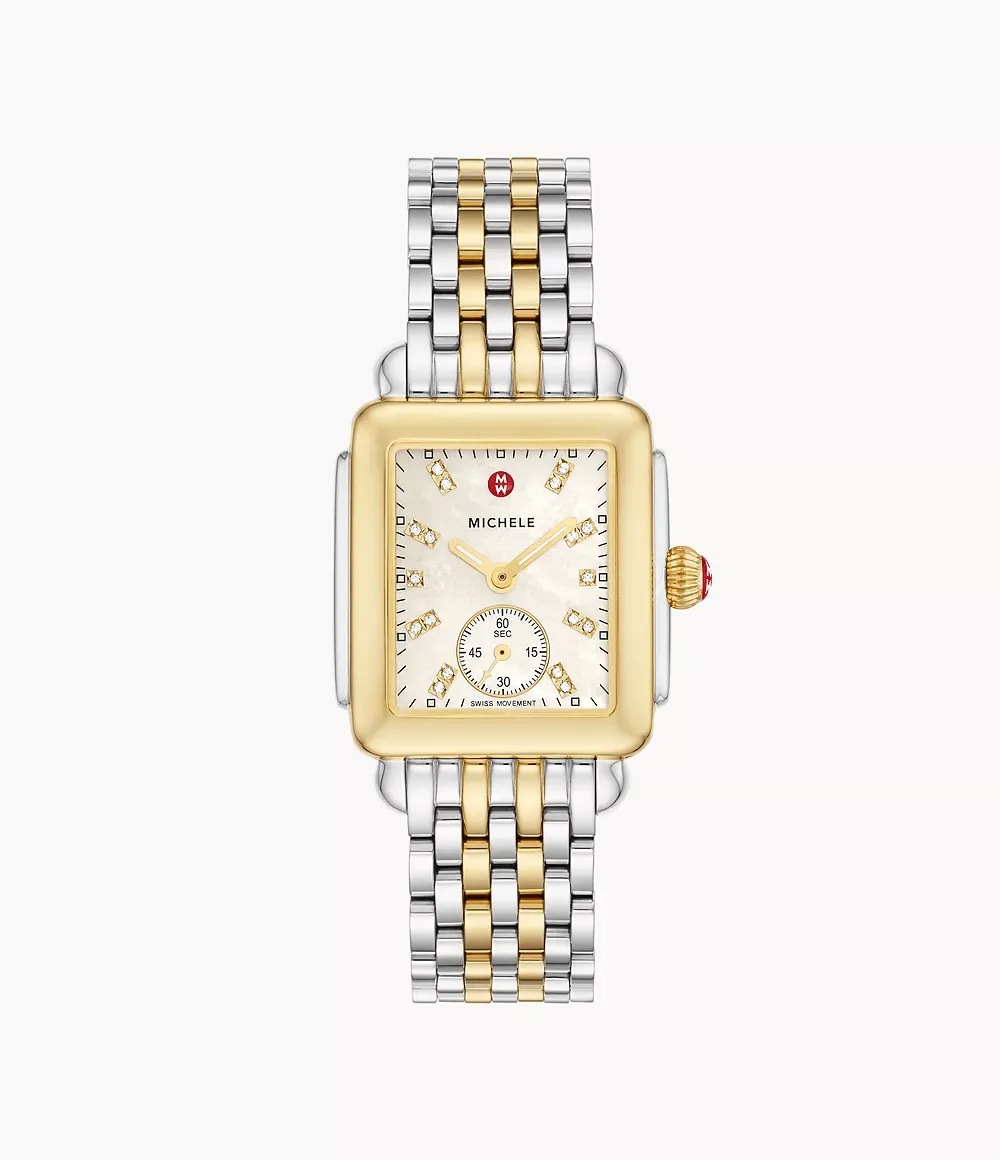 MICHELE Deco Mid 29mm 18K Diamond Women's Watch MWW06V000042