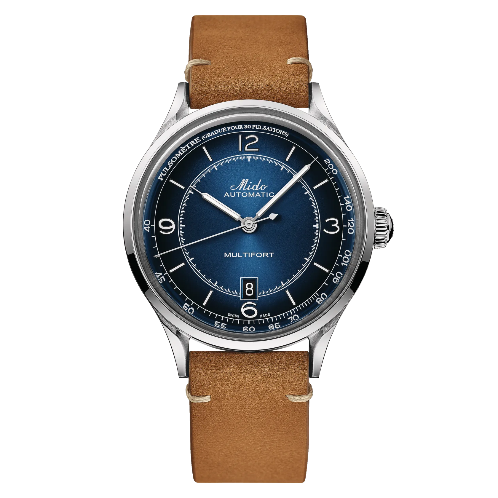 Mido Multifort Patrimony Automatic Blue Dial Men's Watch M0404071604000