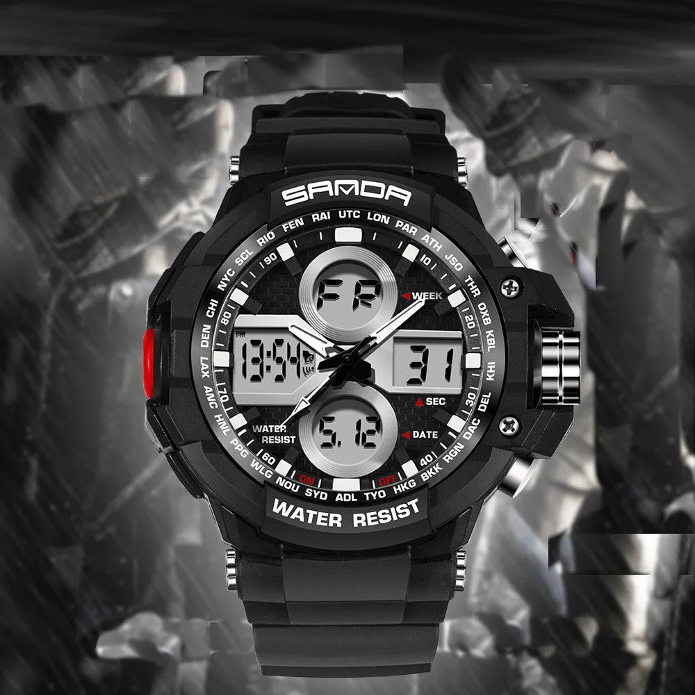 Military Style Waterproof Sports Watch