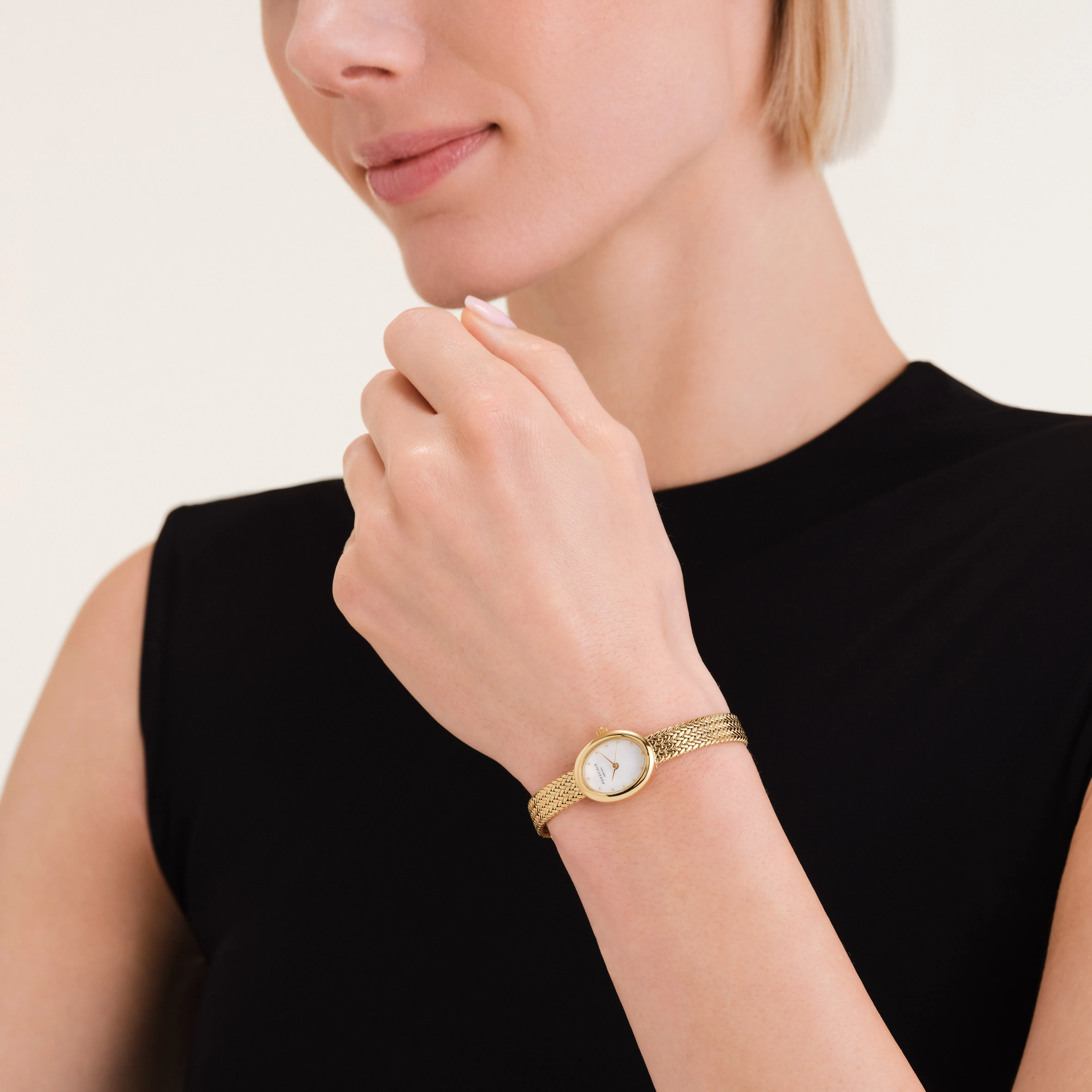 Mini Oval Gold