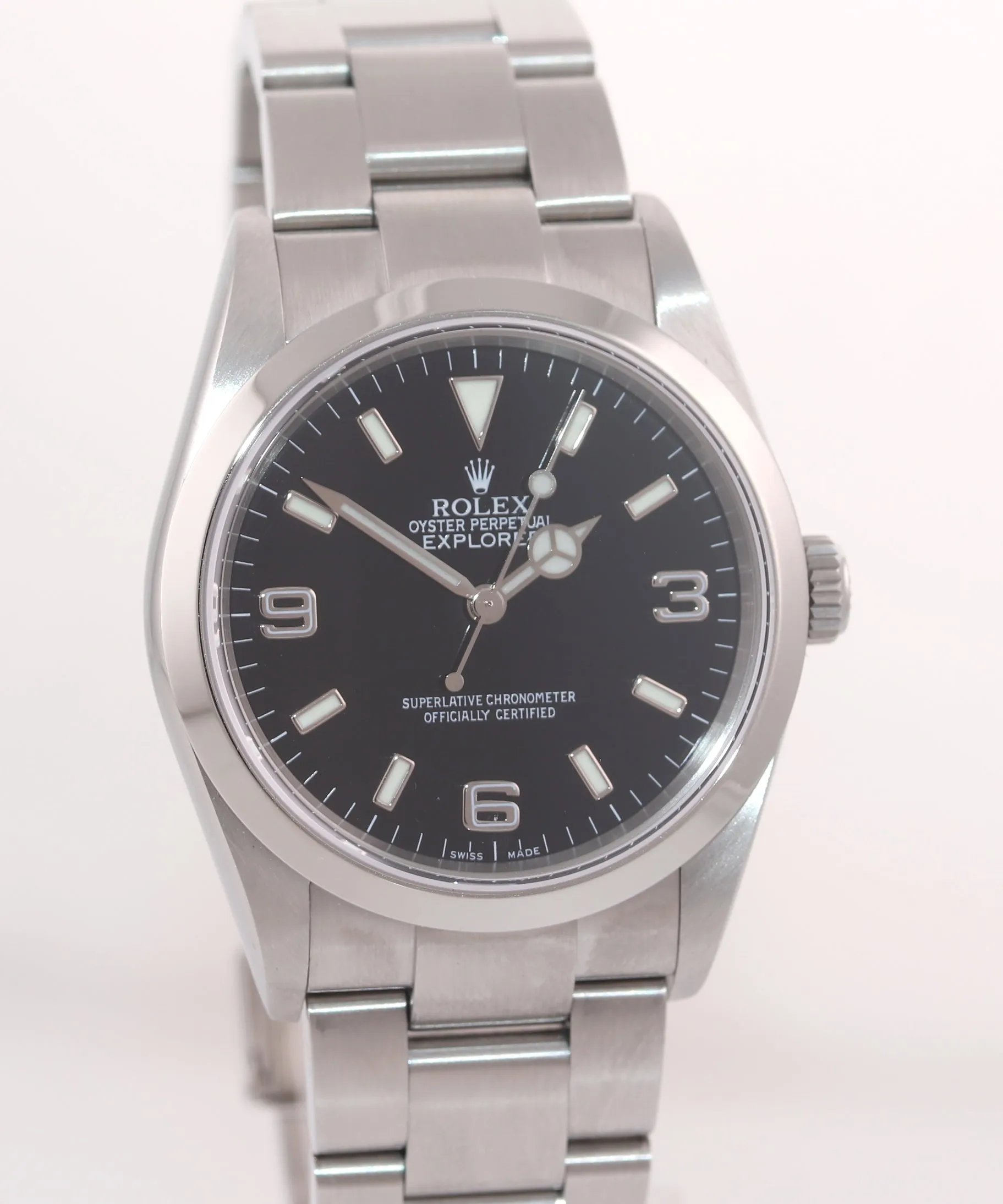 MINT 2018 RSC Rolex Explorer I Black 36mm 114270 Steel Black Arabic Watch Box