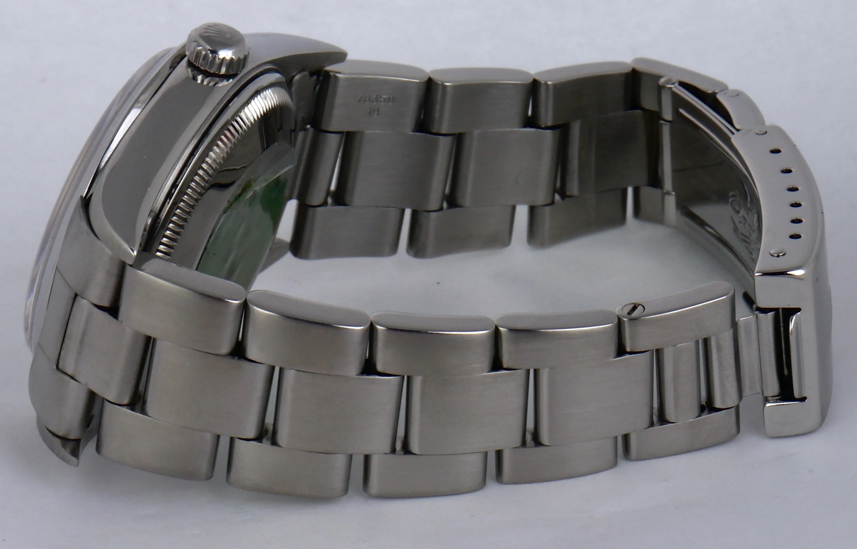 MINT UNPOLISHED Rolex Oyster Perpetual Air-King Ivory 34mm Watch 14000 FULL SET
