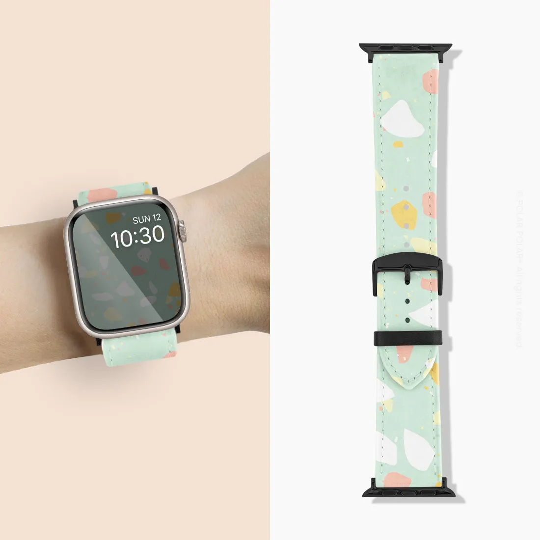 Mist Green Terrazzo - Apple Watch Band