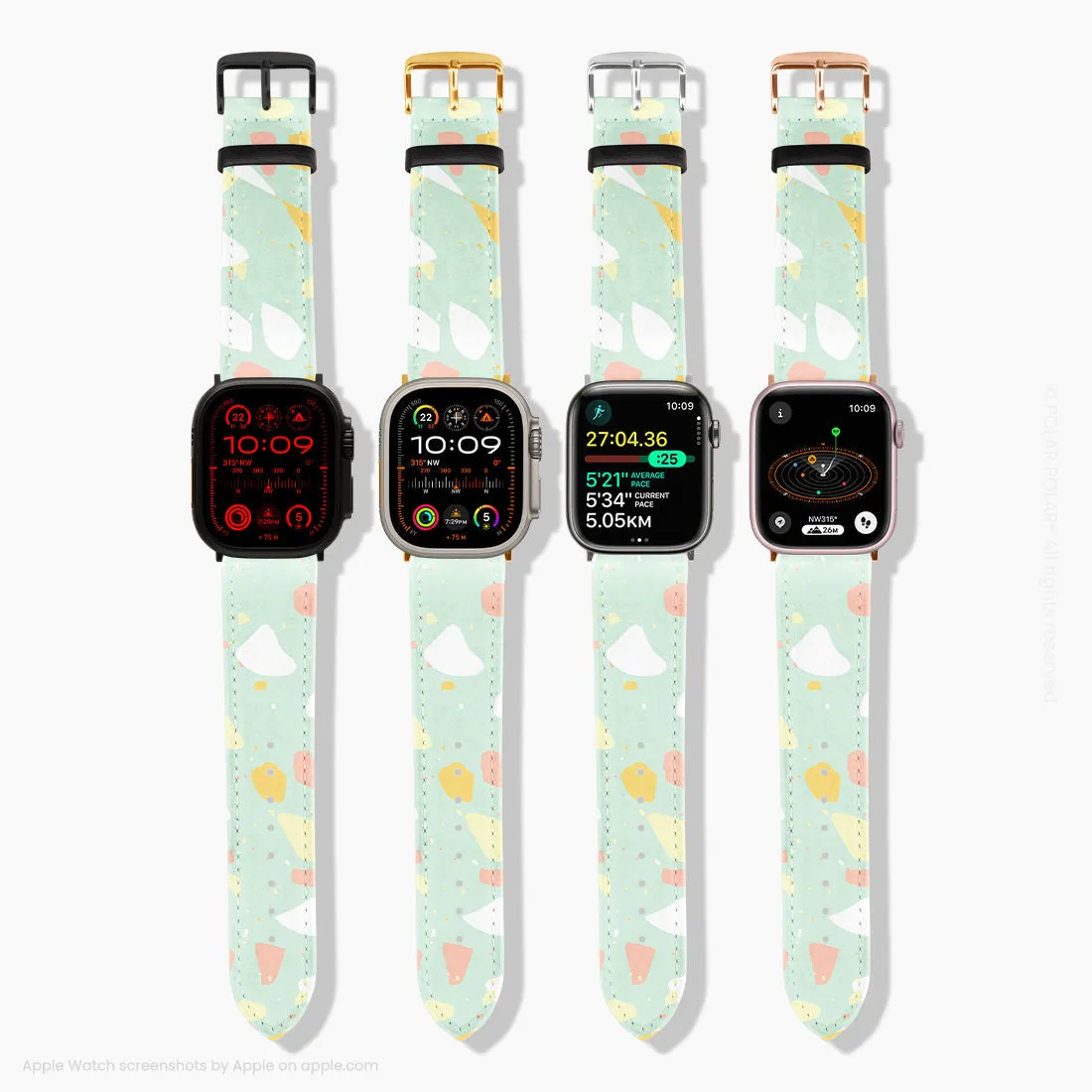 Mist Green Terrazzo - Apple Watch Band