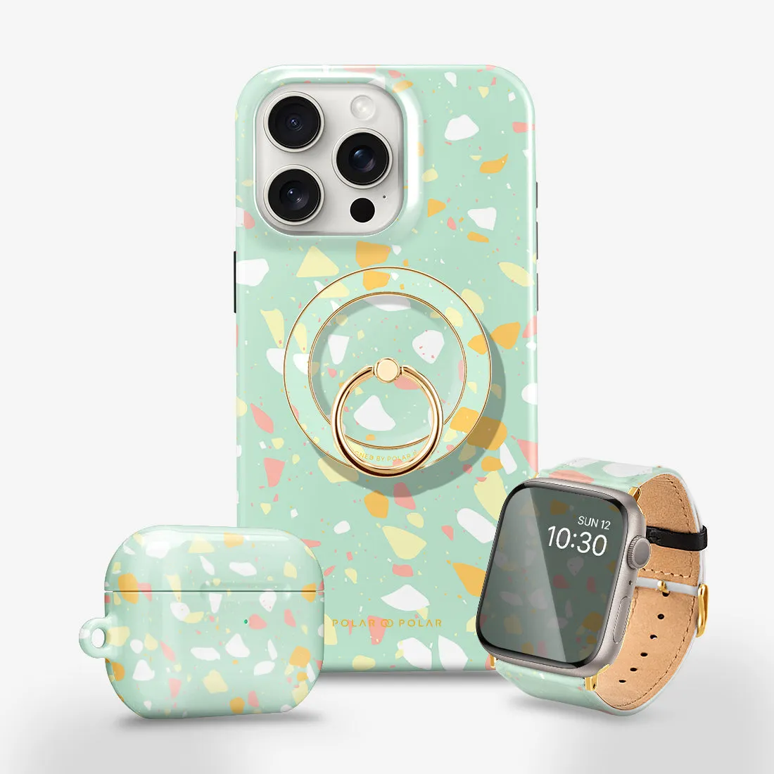 Mist Green Terrazzo - Apple Watch Band