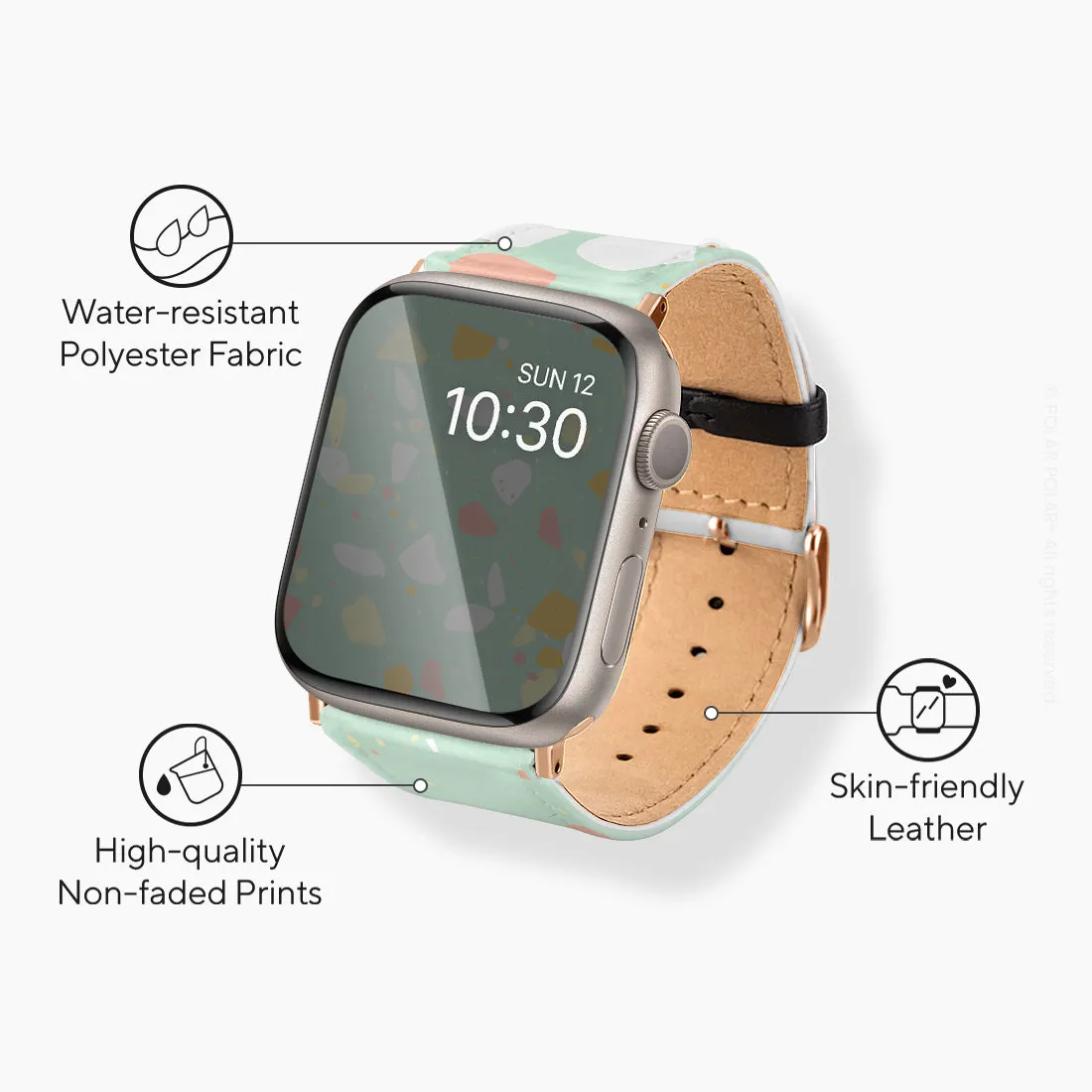 Mist Green Terrazzo - Apple Watch Band