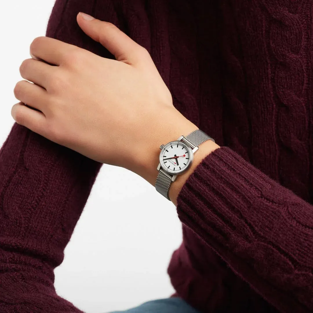 Mondaine EVO2 Stainless Steel, 26 mm