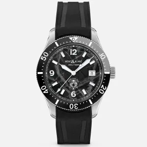MONTBLANC WATCH 1858 ICE SEA Automatic Date 41mm Black Automatic Steel 129372