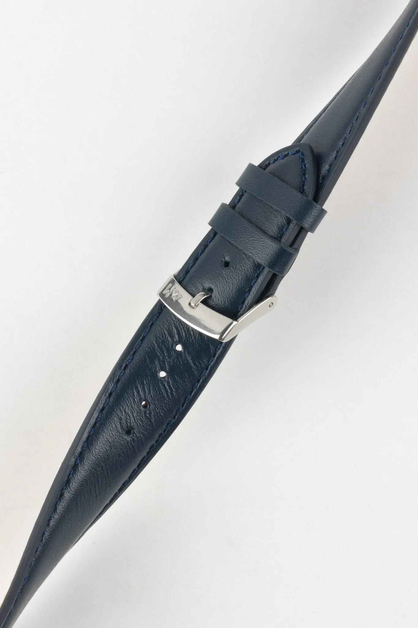 Morellato GRAFIC Calfskin Leather Performance Watch Strap in BLUE