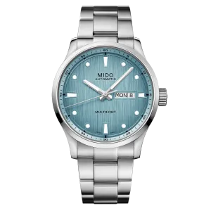 Multifort M Freeze Light Blue 42mm Stainless Steel Men's Watch M0384301104100