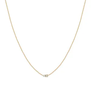 necklace Amants : cristal  and white opal