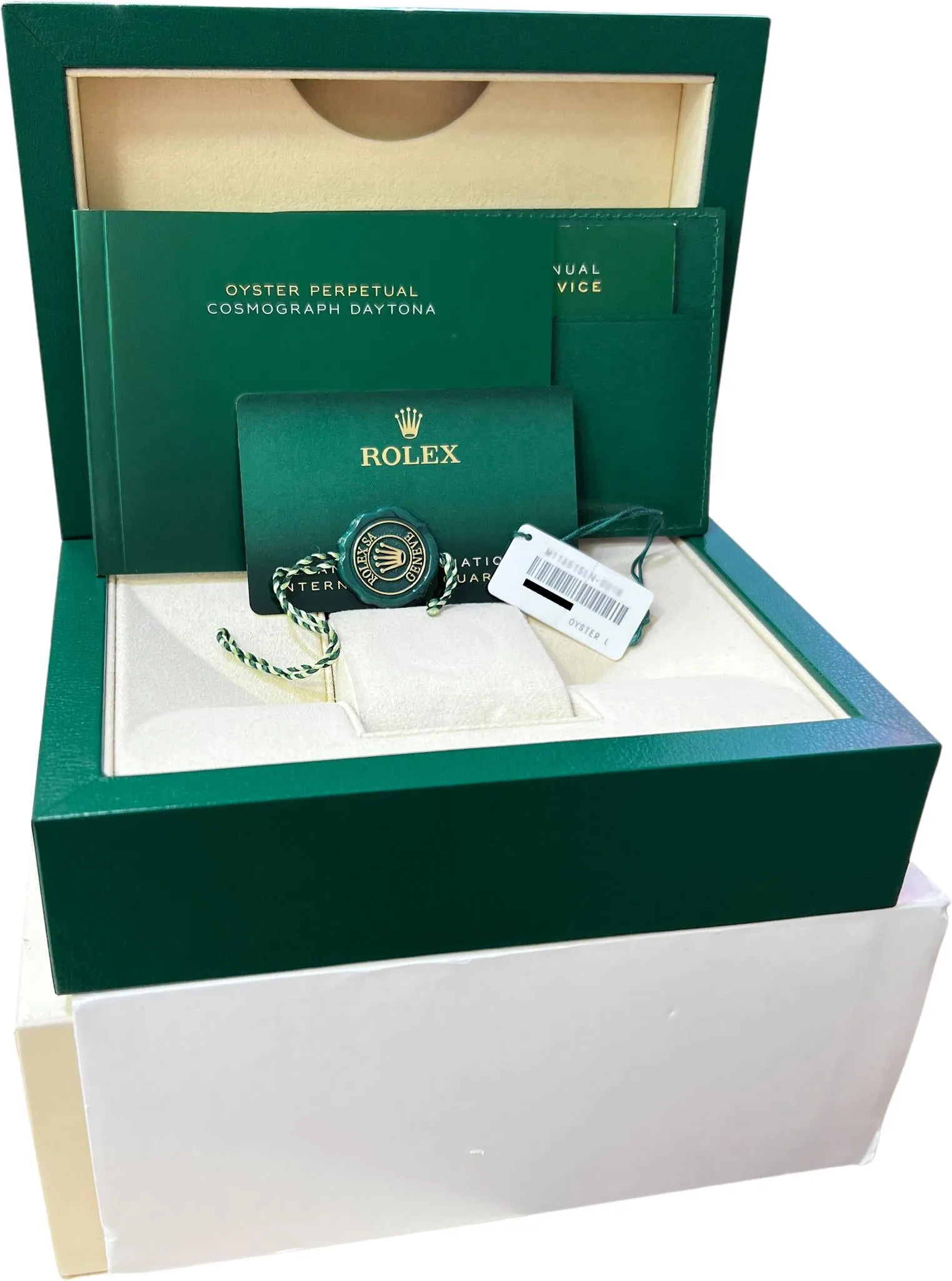 NEW MAY 2023 PAPERS Rolex Daytona Rose Gold Black Oysterflex Watch 116515 B P