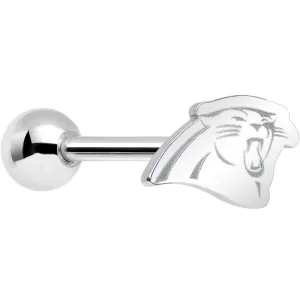 Officially Licensed Carolina Panthers Cut Out Barbell Tongue Ring
