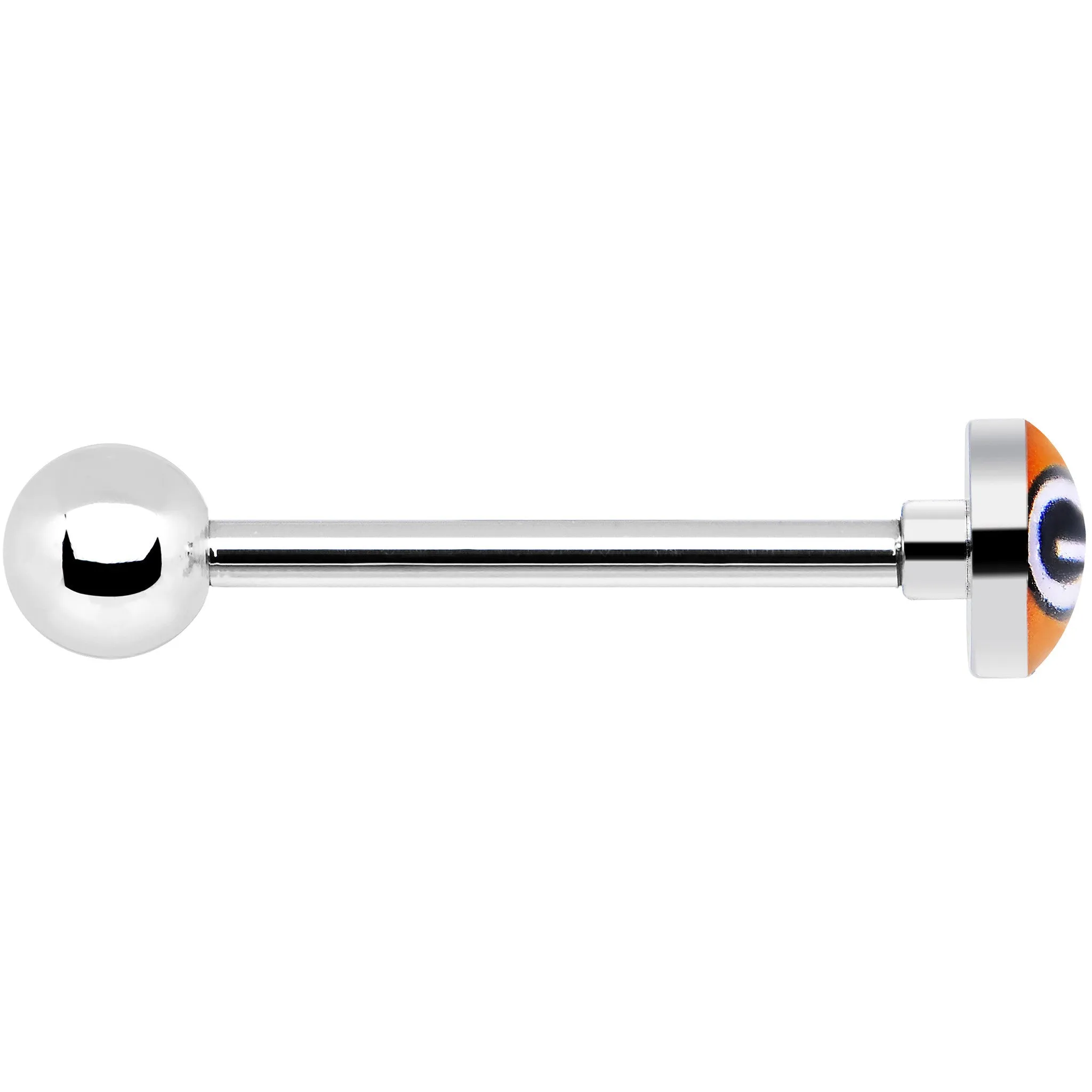 Officially Licensed NFL Green Bay Packers Barbell Tongue Ring