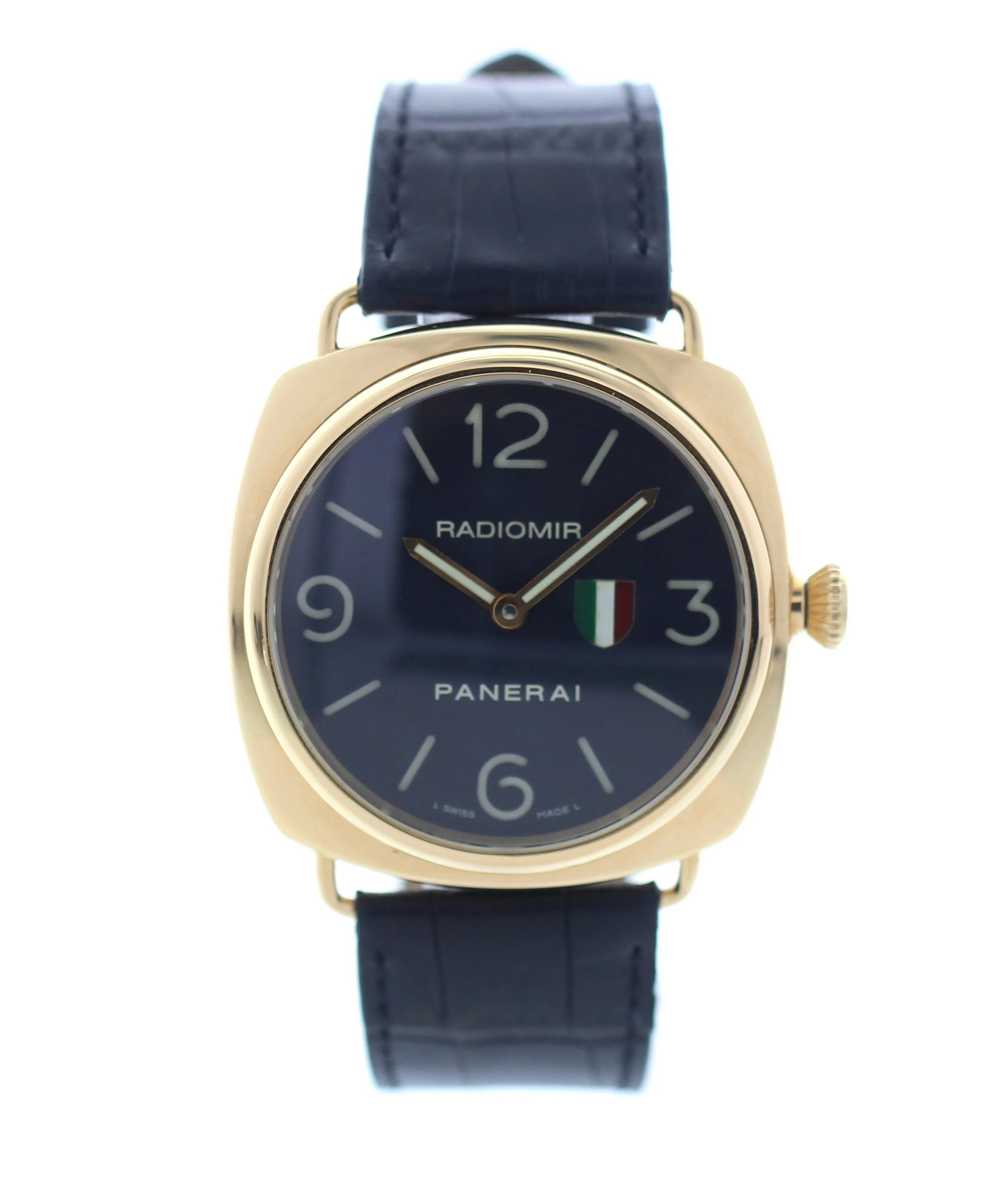 Officine Panerai Radiomir Italy Flag PAM 231 / OP 6658 Rose Gold