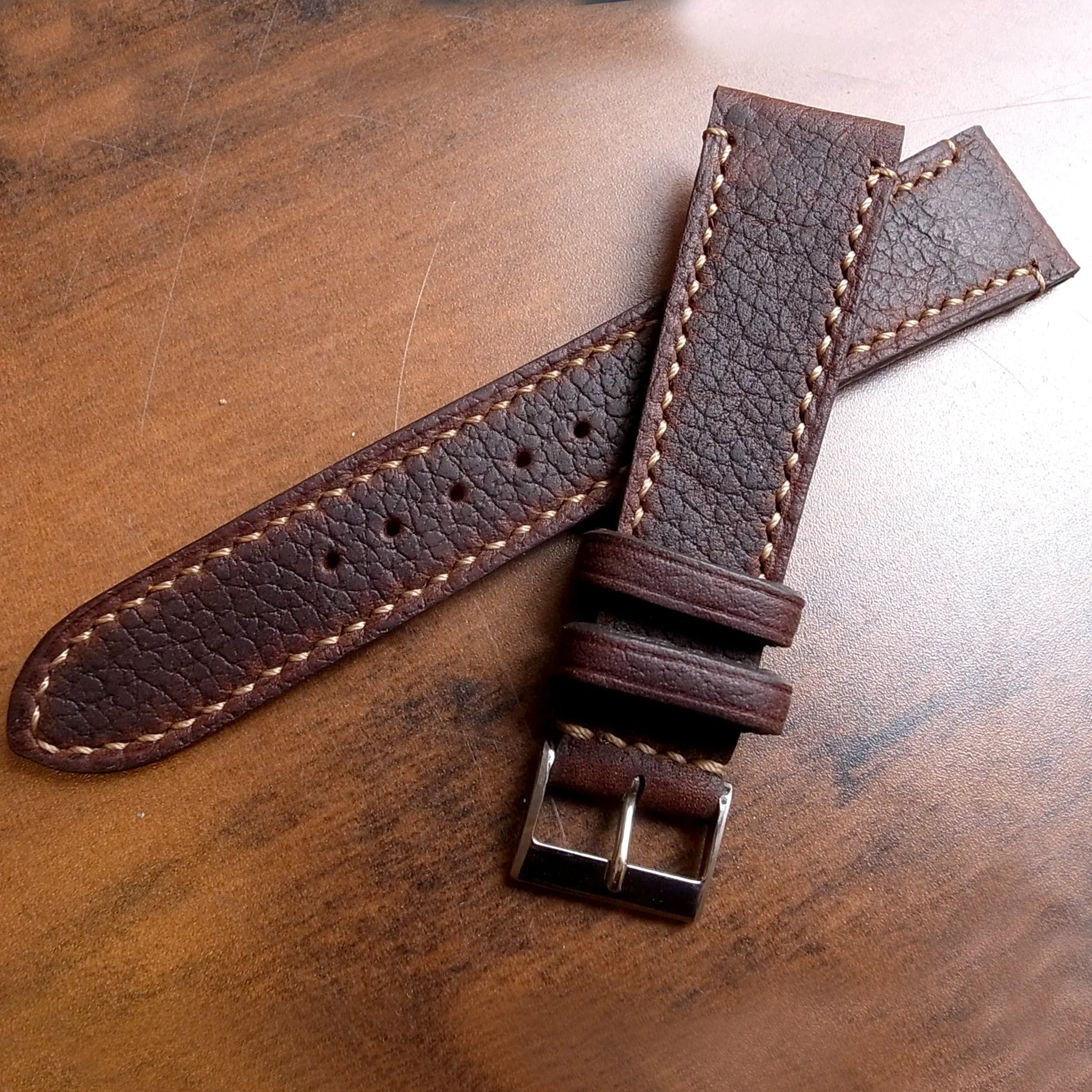 OILTAN BROWN RED WING BOOT CUSTOM MADE STRAP