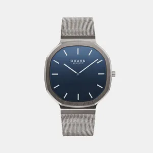 Oktant Men Blue Dial Analog Stainless Steel Watch V253GXJLMJ