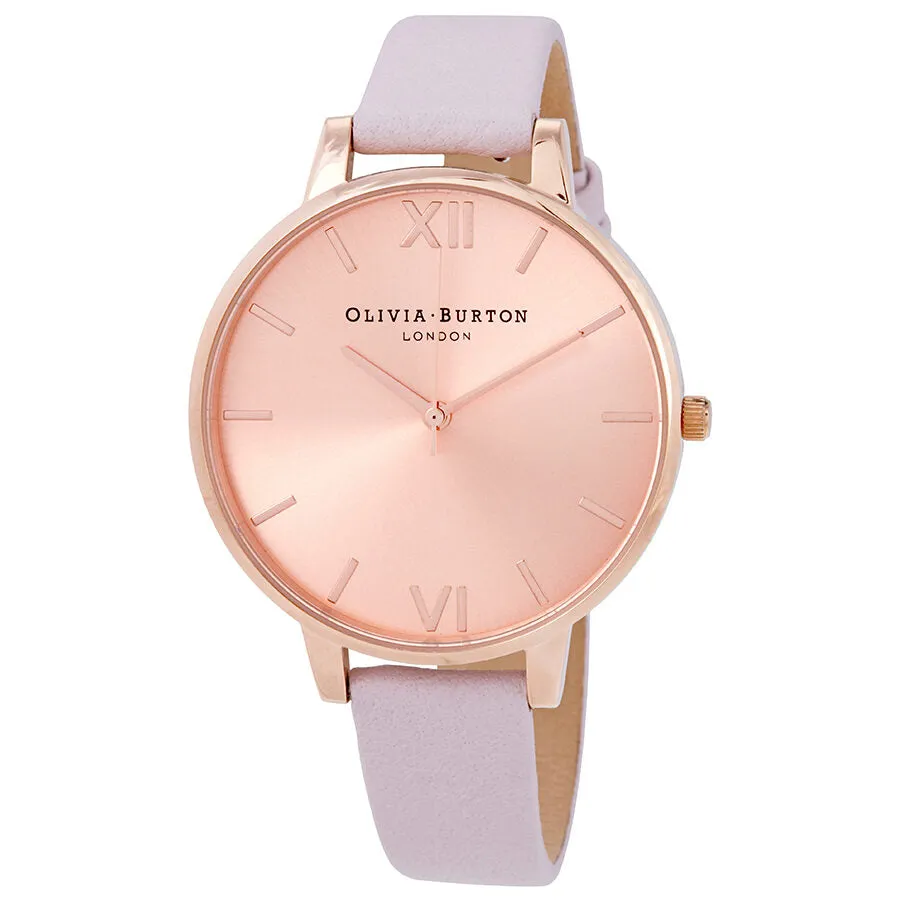 Olivia Burton Sunray Rose Gold Dial Ladies Watch OB16BD110