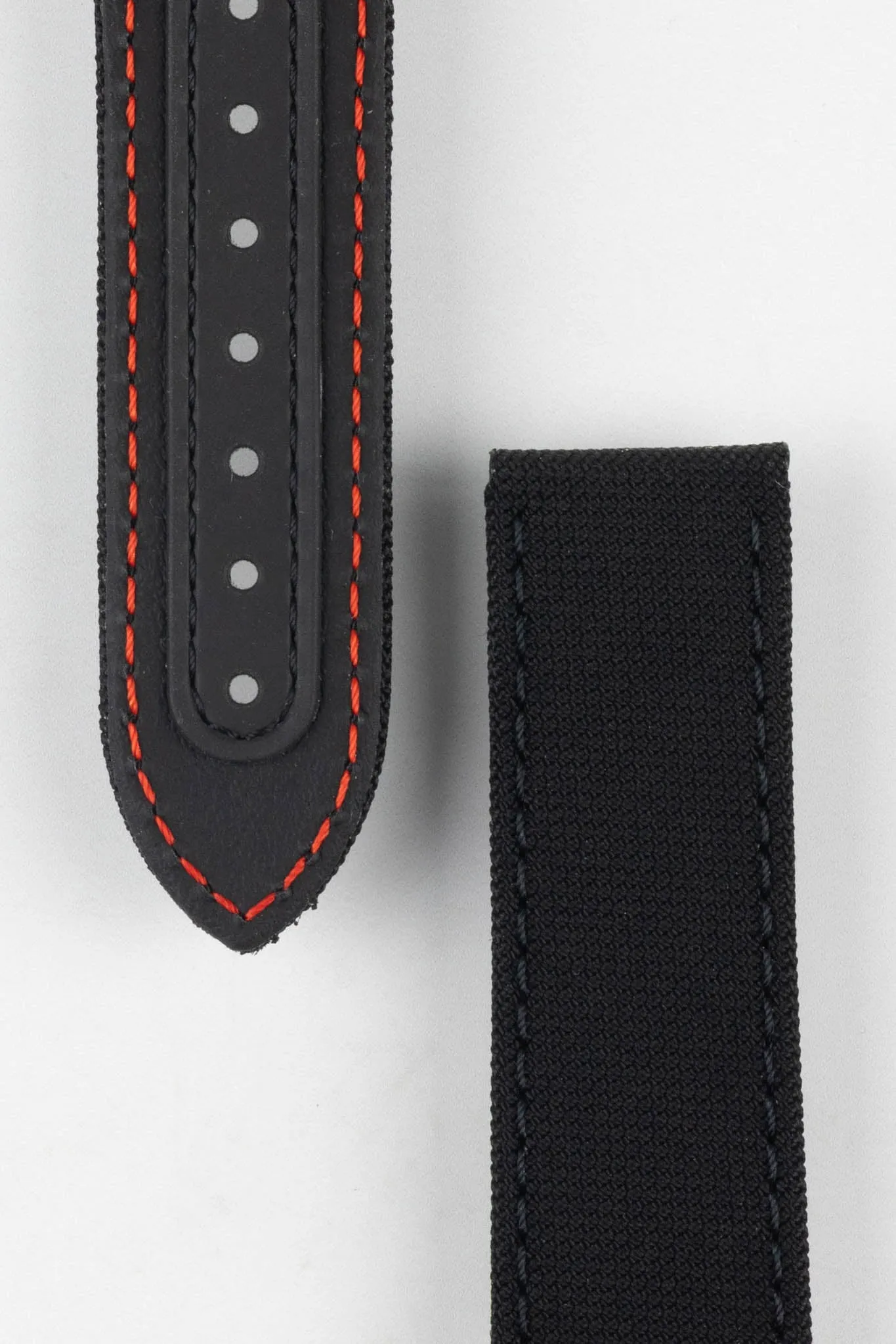 OMEGA 'Black Black' MoonWatch Black Deployment Nylon Watch Strap
