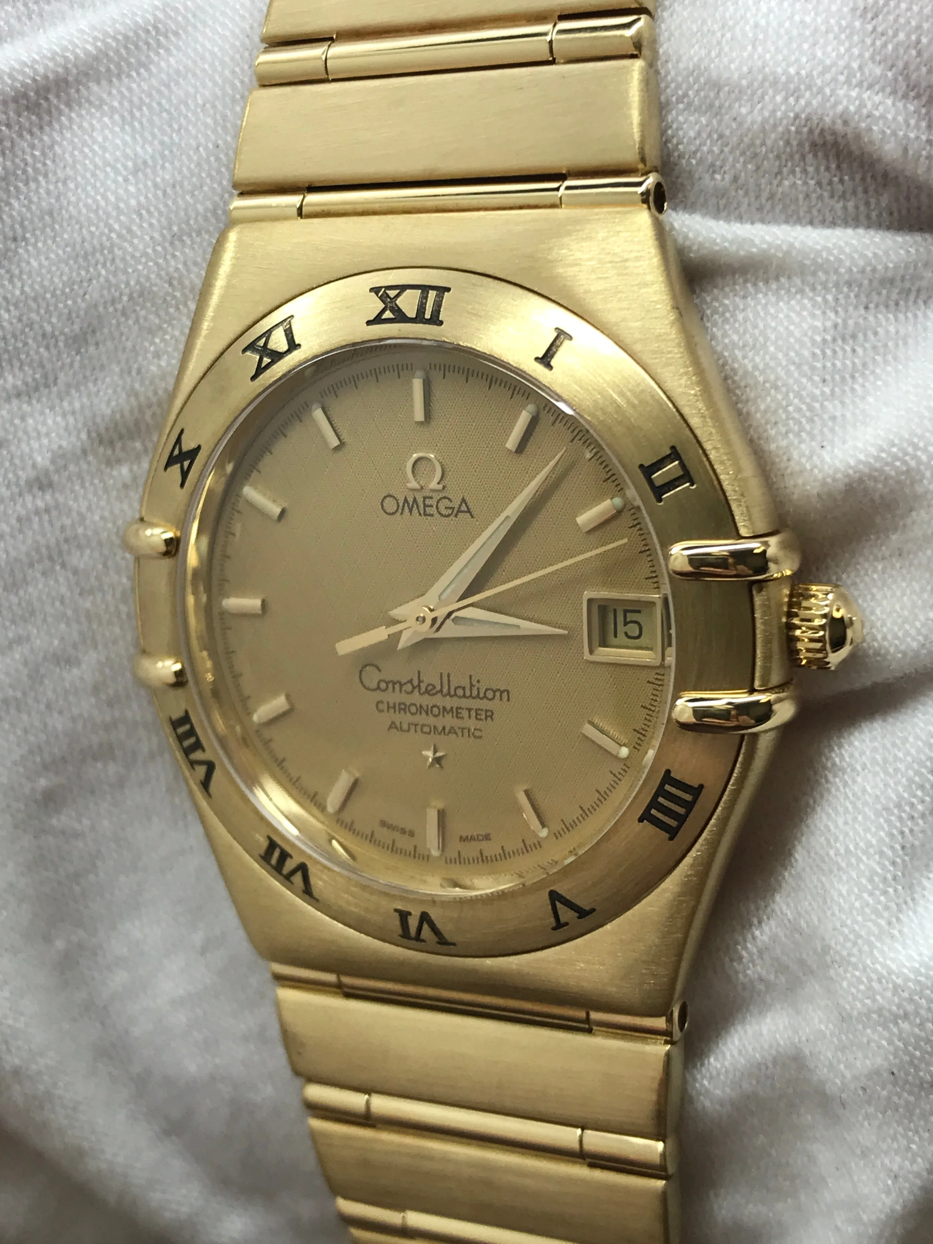 Omega Constellation 1102.10.00 Gold Dial Automatic Men's Watch