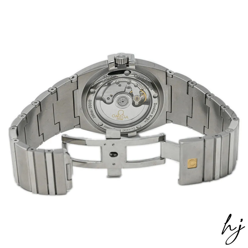 Omega Constellation Double Eagle Stainless Steel 38mm Silver Stick Dial Watch Reference #: 1503.30.00