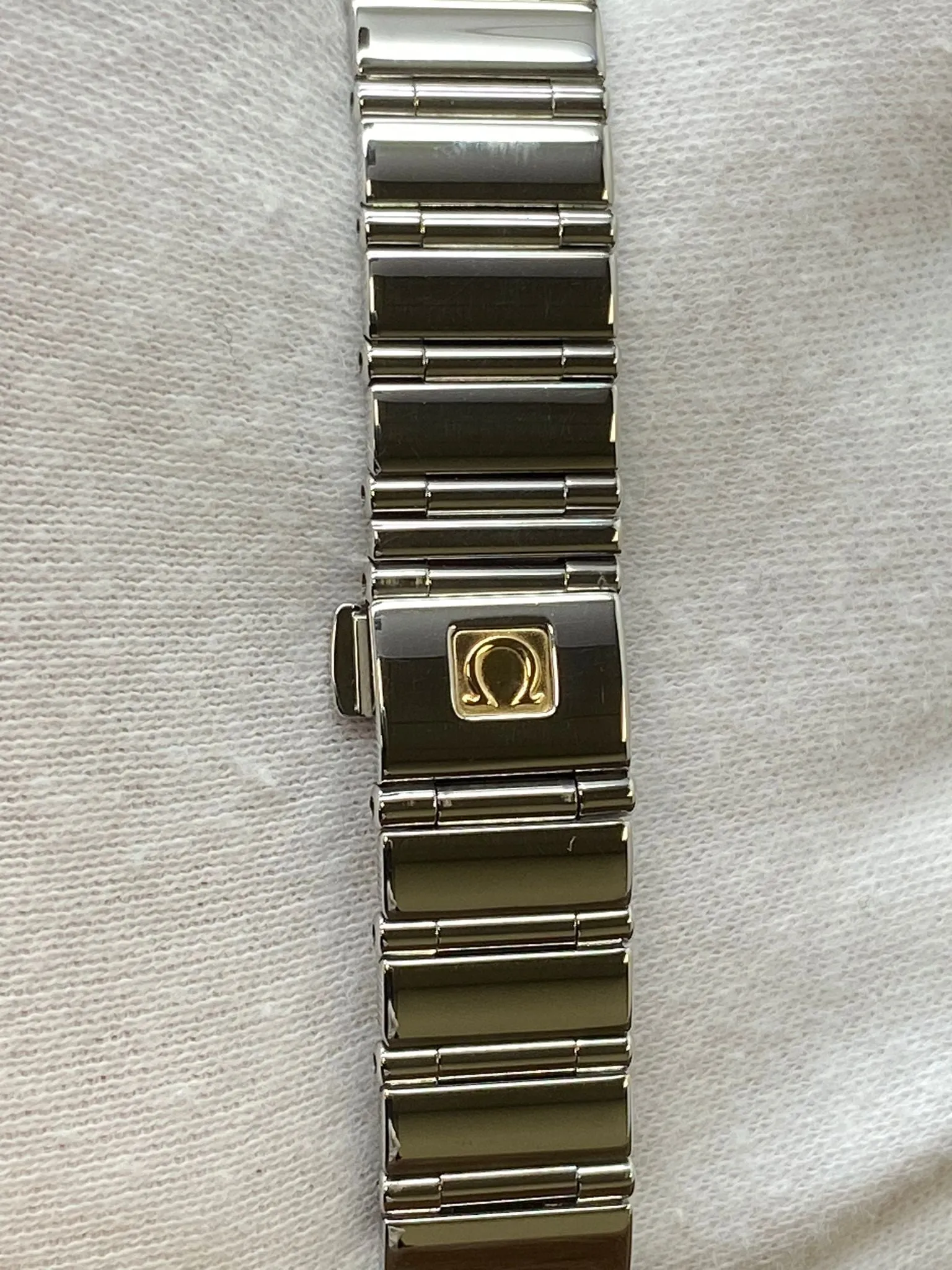 Omega Constellation My Choice Diamond Bezel 1465.51.00 Black Dial Quartz Women's Watch