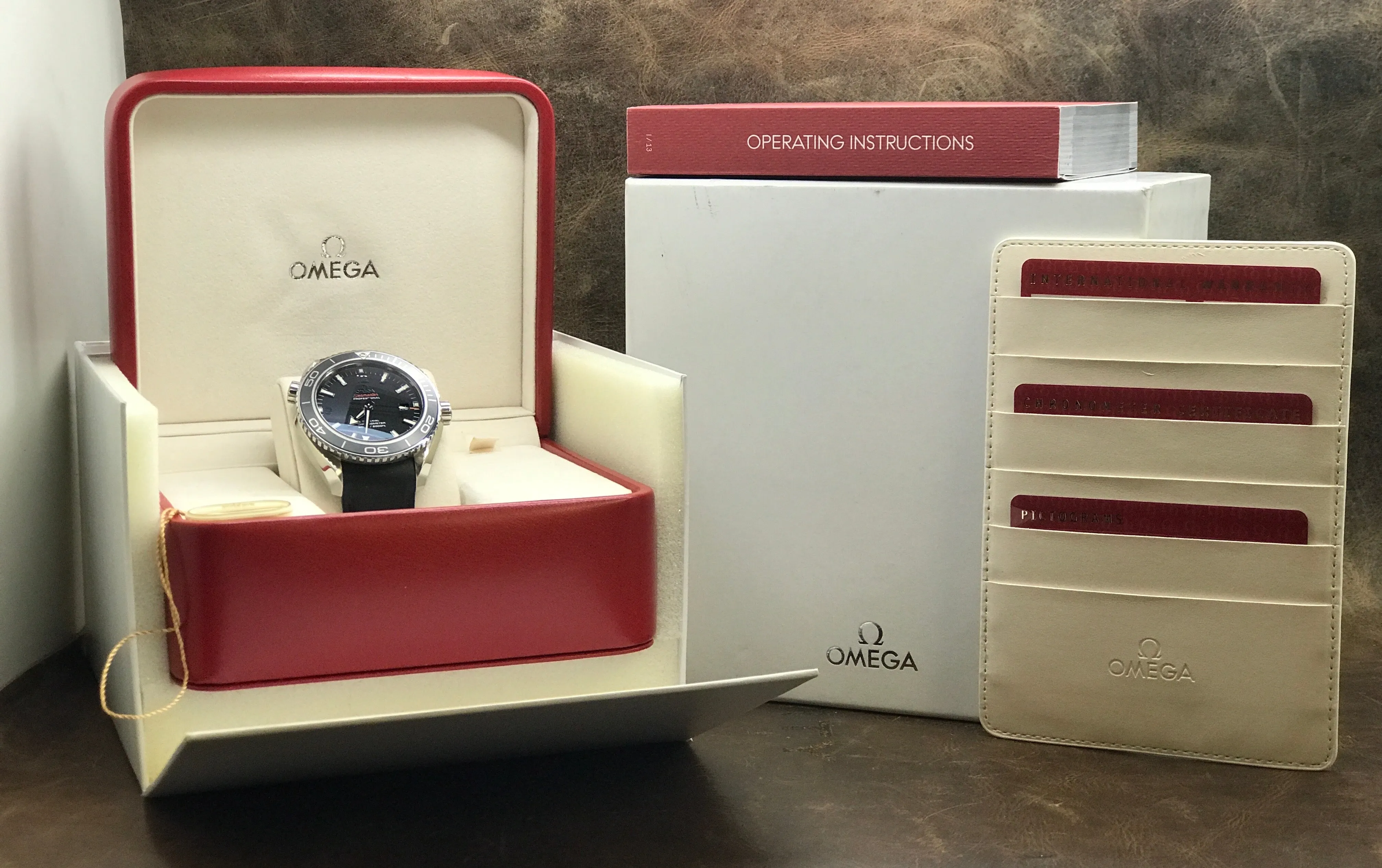 Omega Planet Ocean 600m 232.30.46.21.01.001 Black Dial Automatic Men's Watch