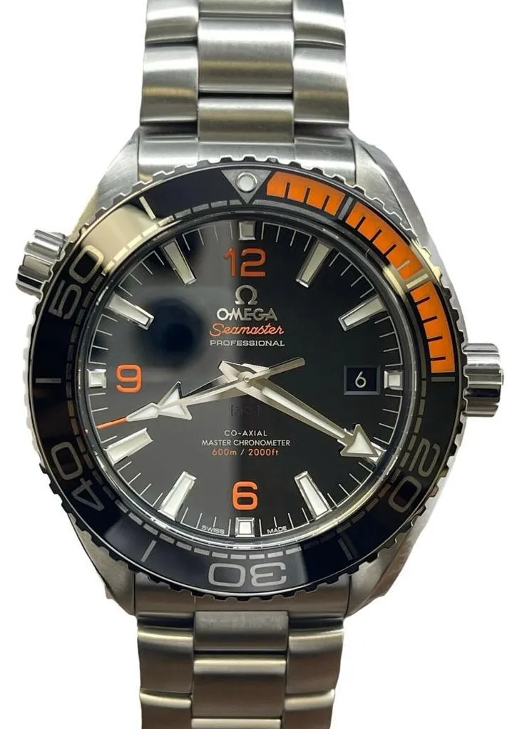 Omega Seamaster Planet Ocean 215.30.44.21.01.002 Black Dial Automatic Men's Watch
