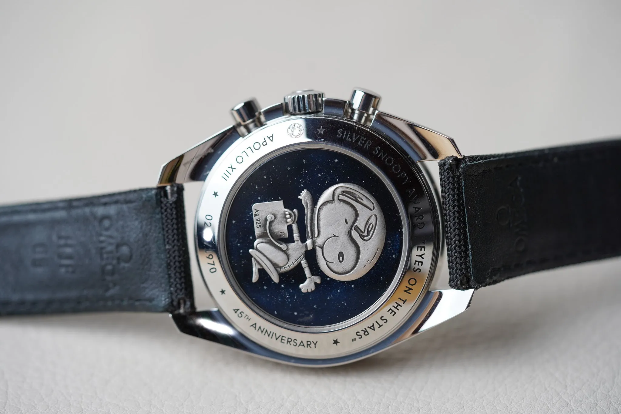 Omega Speedmaster Apollo 13 Snoopy '45th Anniversary' 311.32.42.30.04.003