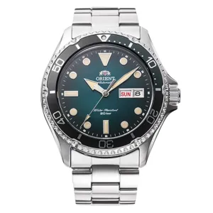 Orient RN-AA0811E Automatic Blue Green Gradient Dial JDM Mens Sports Divers Watch
