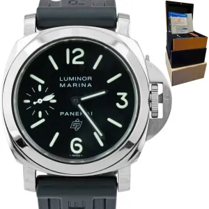 Panerai PAM 005 Luminor Marina Logo Black 44mm Mechanical Watch PAM00005 B P