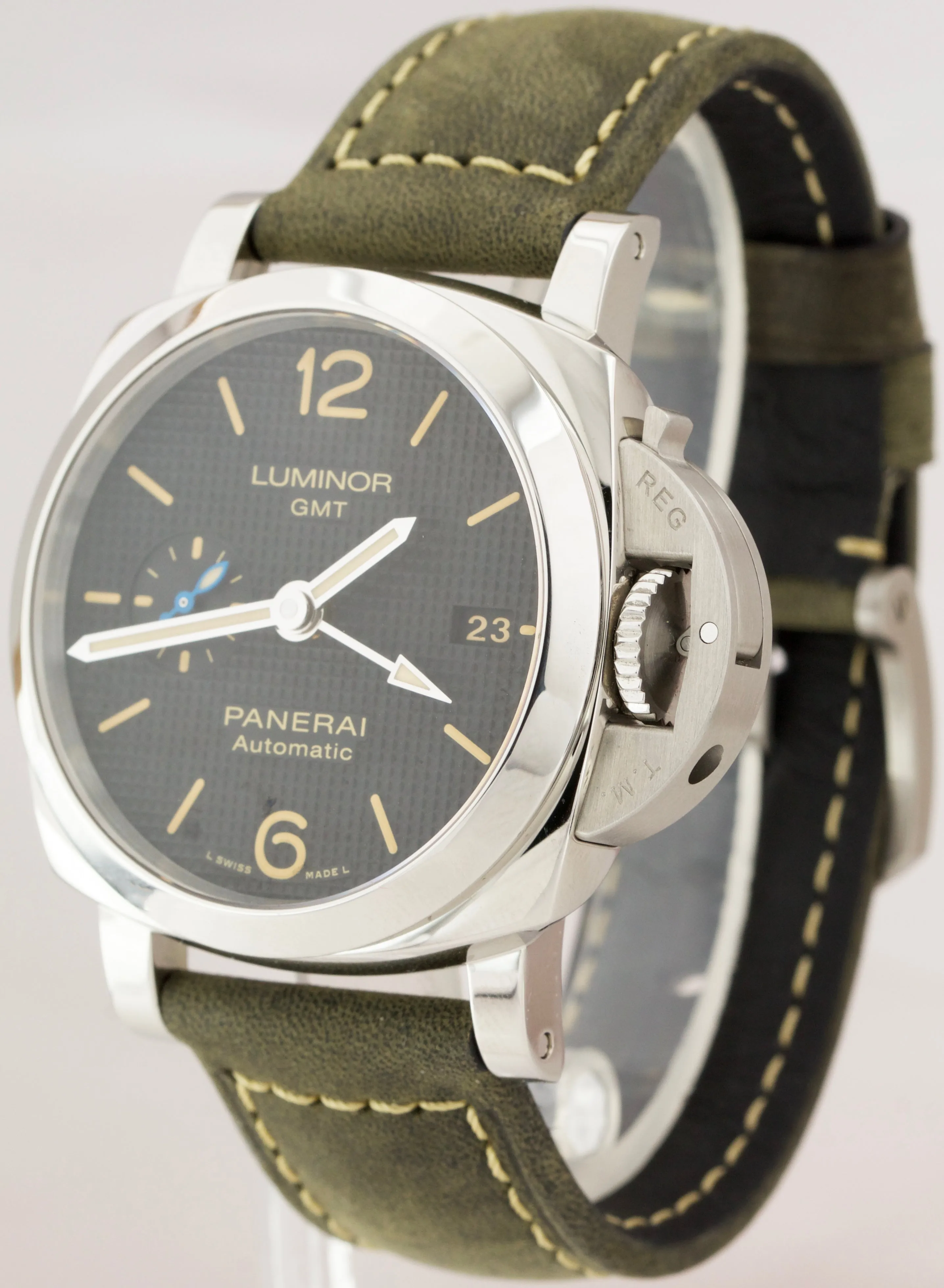 Panerai PAM 1535 Luminor GMT 3 Days Stainless Steel 42mm Watch PAM01535