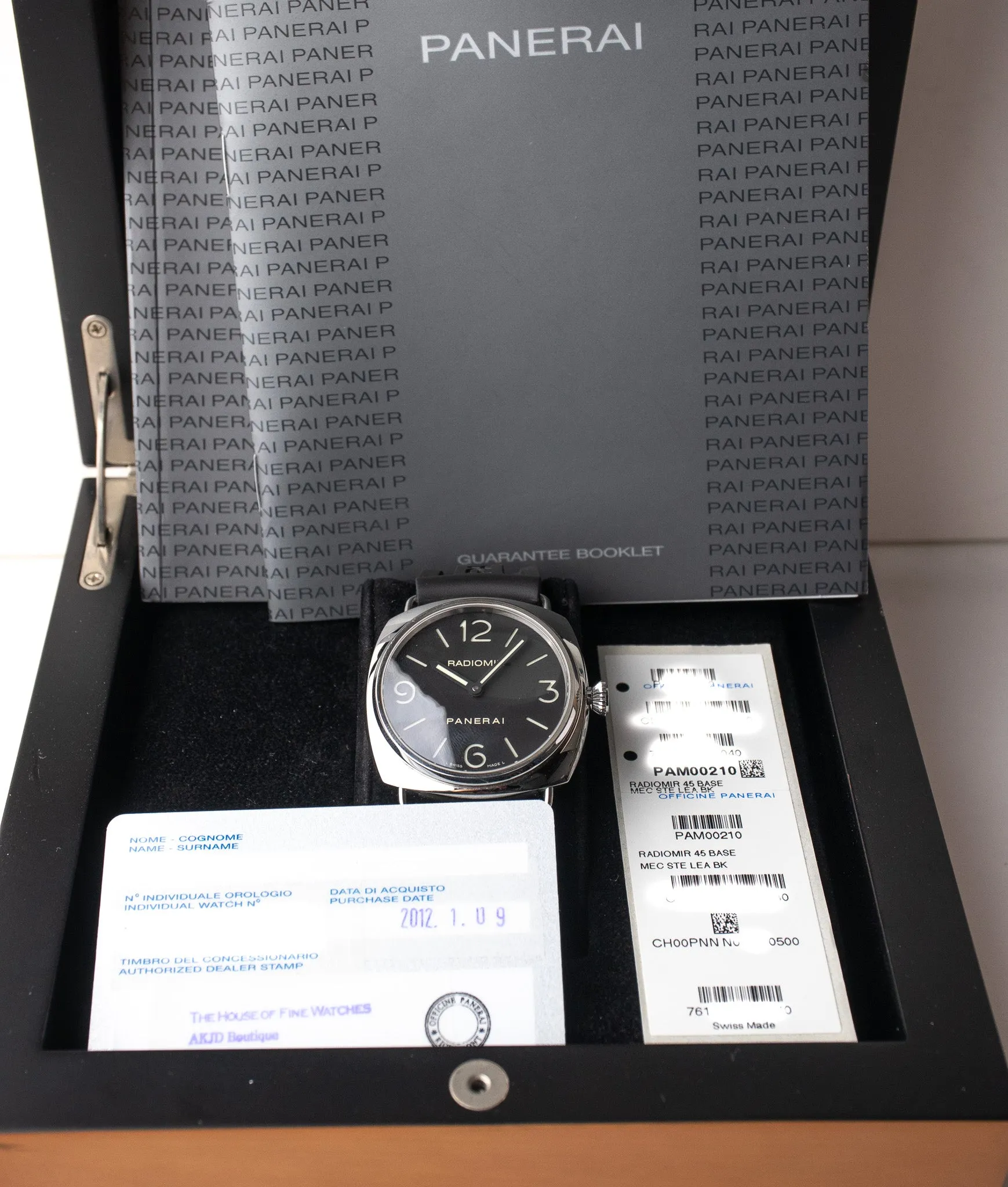 Panerai Radiomir Base PAM210