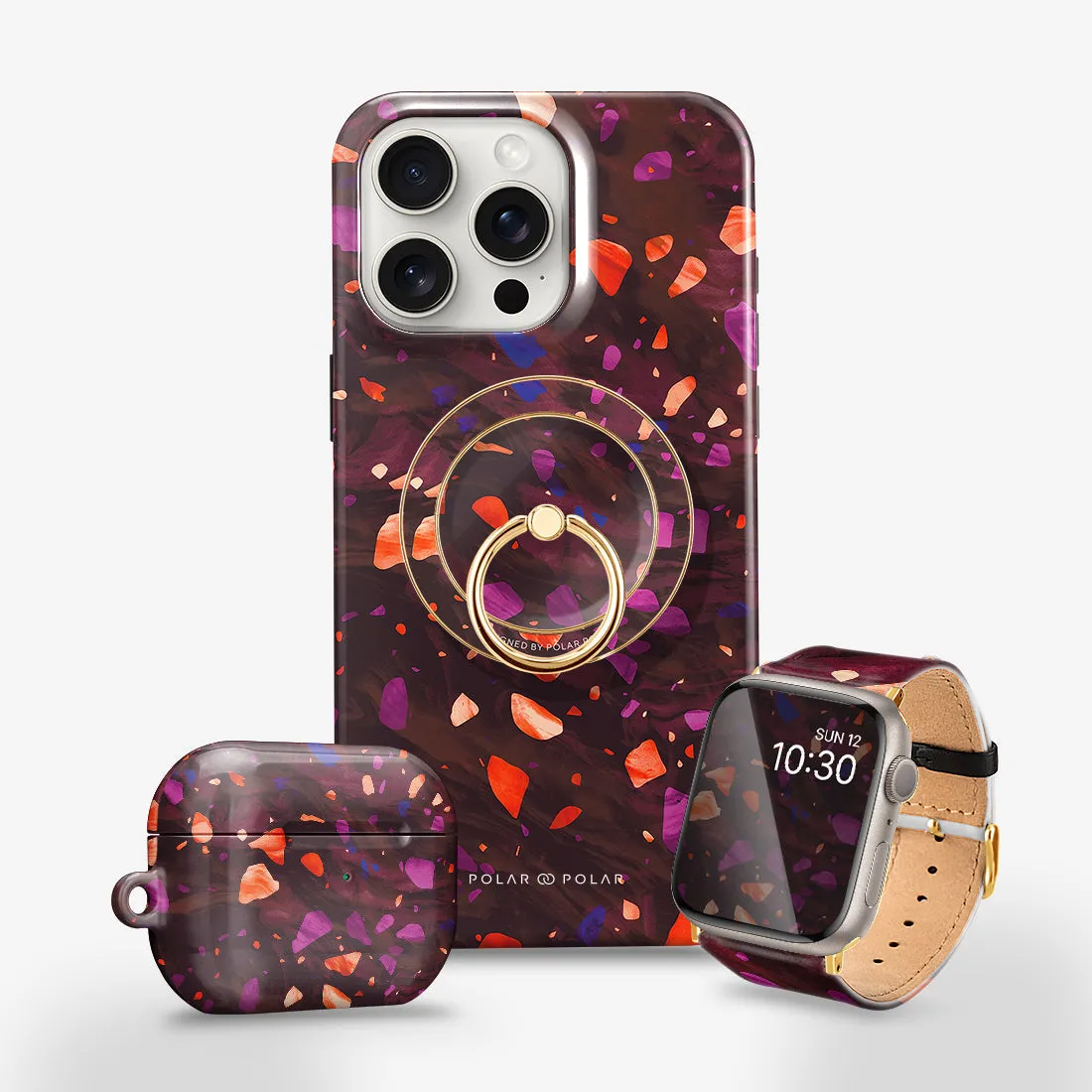 Paprika Terrazzo Gem - Apple Watch Band