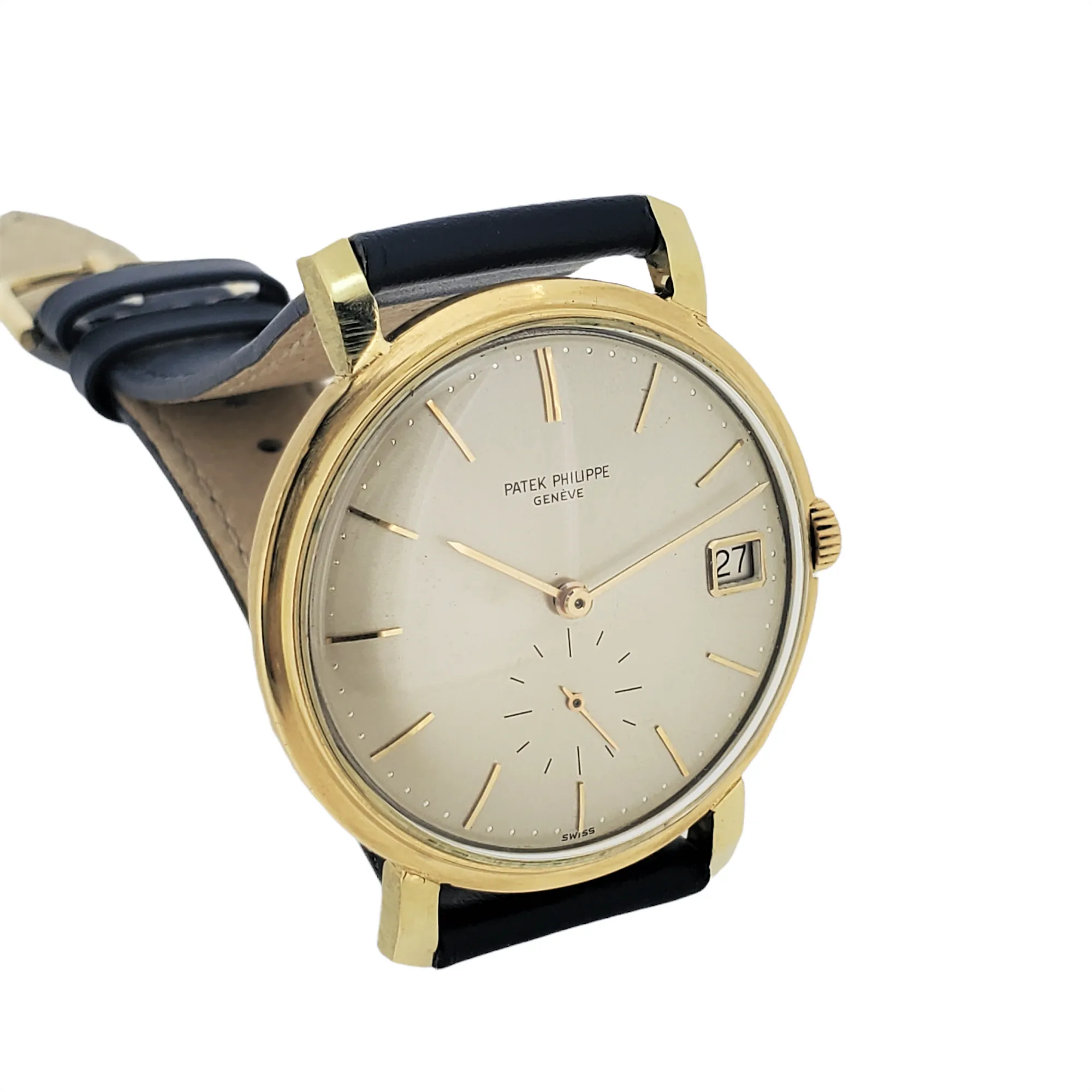 Patek Philippe 3445J Vintage Automatic Date Calatrava Watch, Circa 1962