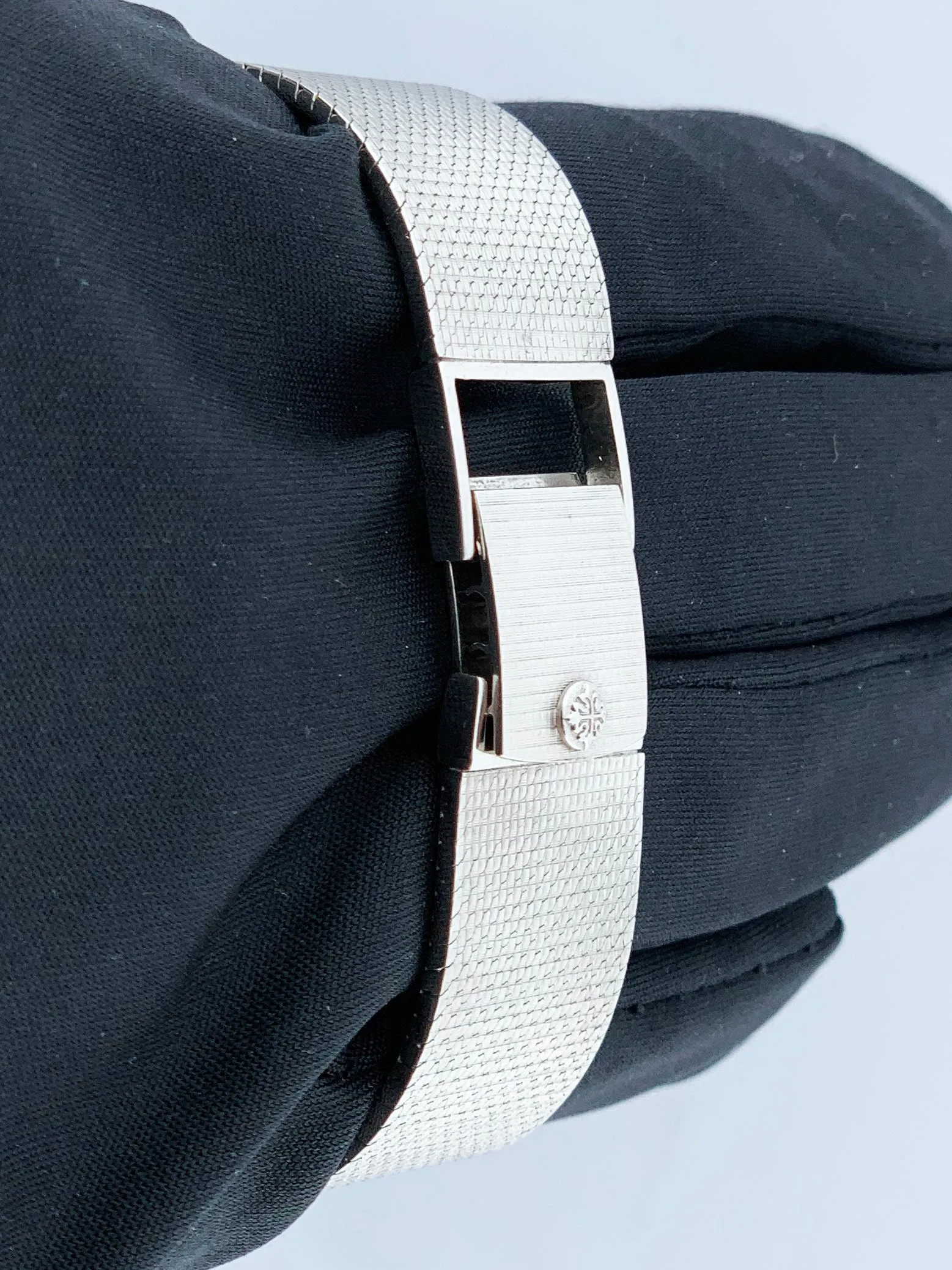 Patek Philippe 3494 Retailed By Cartier 18K White Gold Watch