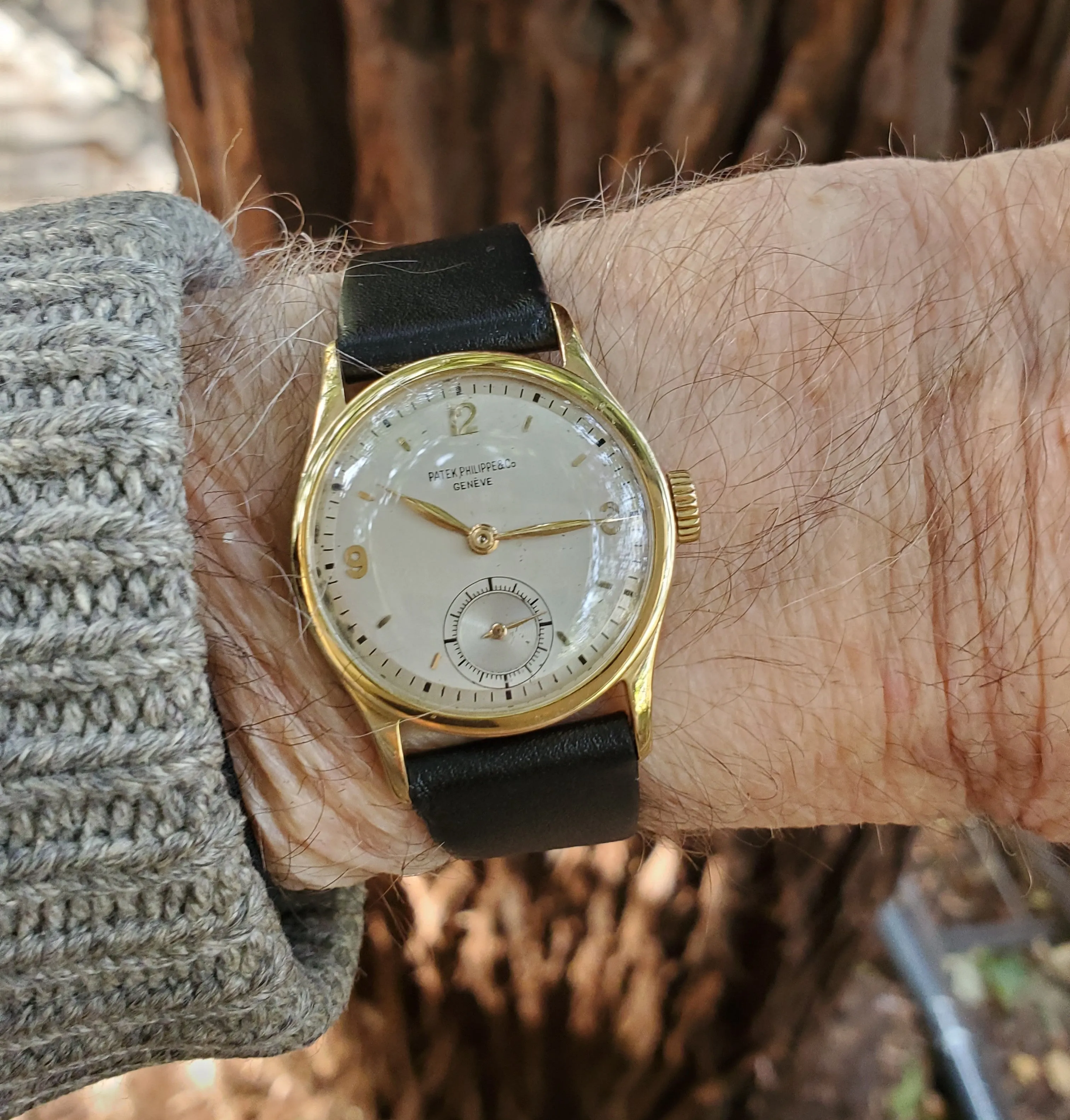Patek Philippe 96J Vintage 1st Calatrava Watch,  30.5mm 3rd Series, Circa 1950
