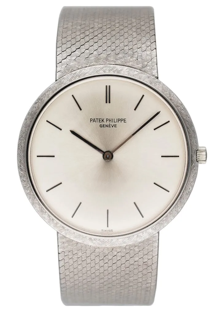 Patek Philippe Calatrava 3520D 18K White Gold Mens Watch