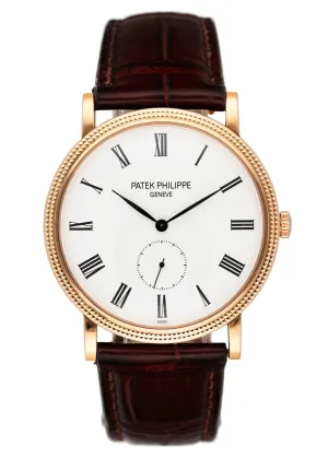 Patek Philippe Calatrava 5119R 18K Rose Gold Mens Watch