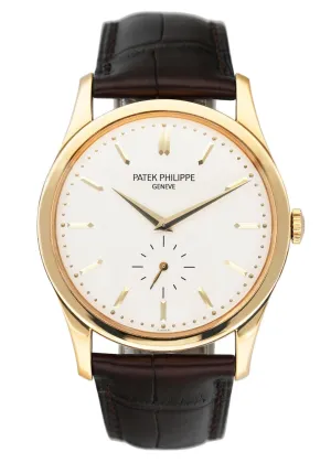 Patek Philippe Calatrava 5196J Yellow Gold Mens Watch