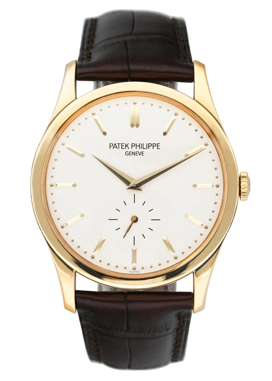 Patek Philippe Calatrava 5196J Yellow Gold Mens Watch