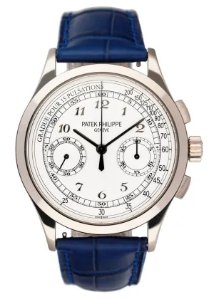 Patek Philippe Chronograph 5170G Silver Dial Mens Watch