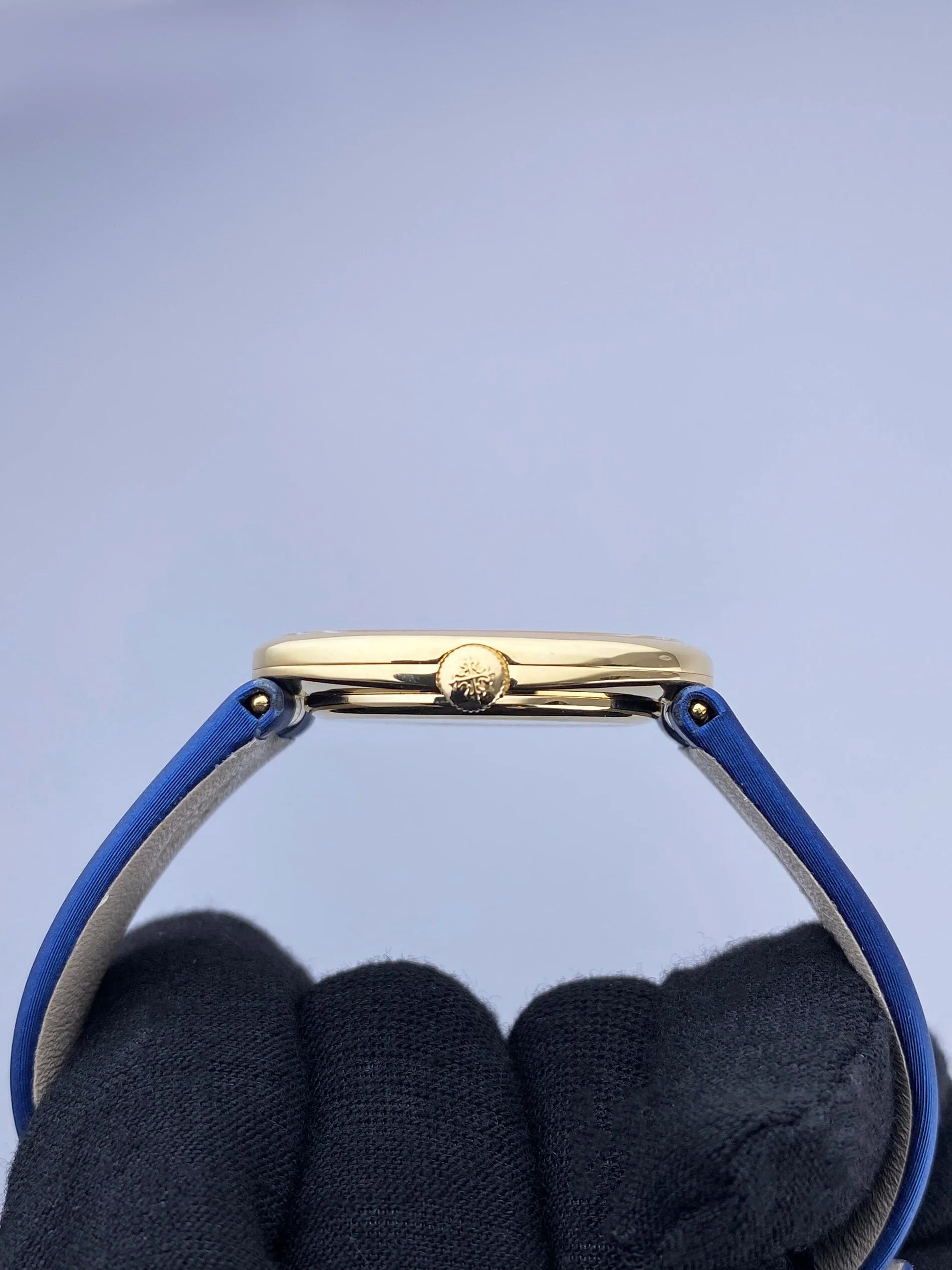 Patek Philippe Ellipse 3848J Blue Dial 18K Yellow Gold Watch