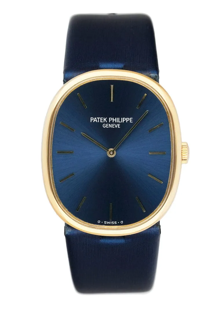 Patek Philippe Ellipse 3848J Blue Dial 18K Yellow Gold Watch