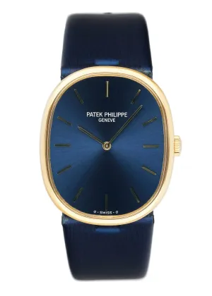 Patek Philippe Ellipse 3848J Blue Dial 18K Yellow Gold Watch