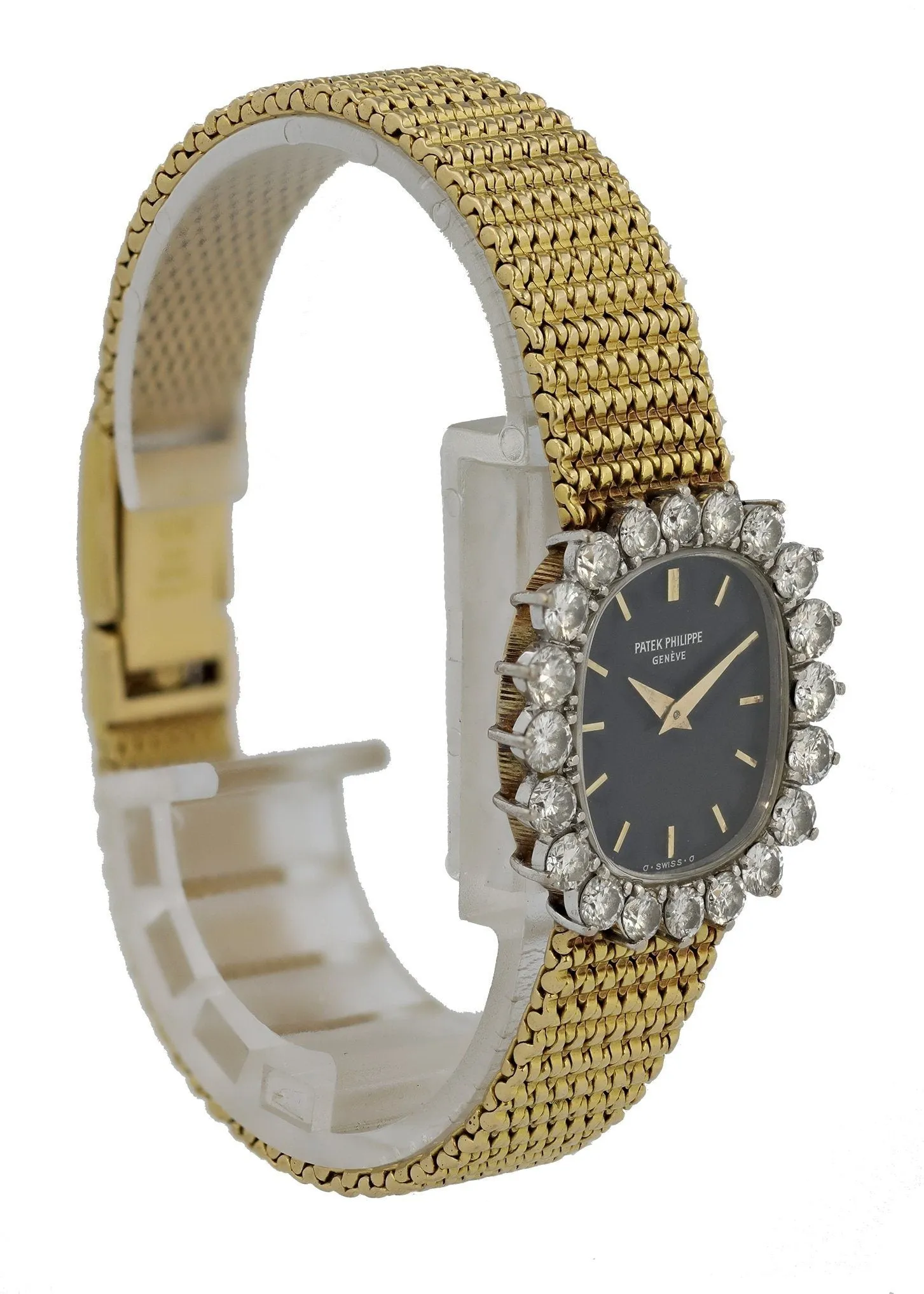 Patek Philippe Ellipse 4137 Diamond Bezel Ladies Watch