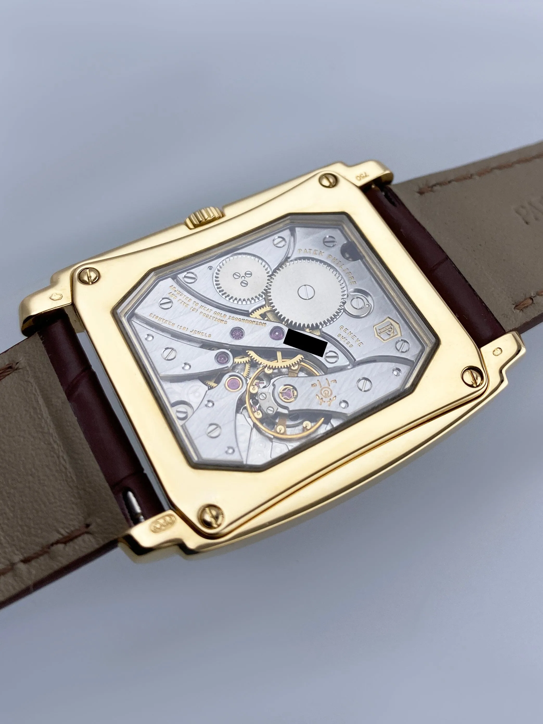 Patek Philippe Gondolo 5124J 18K Yellow Gold Mens Watch With Archives